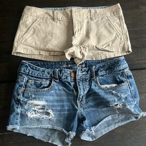 Size 8, American eagle shorts bundle